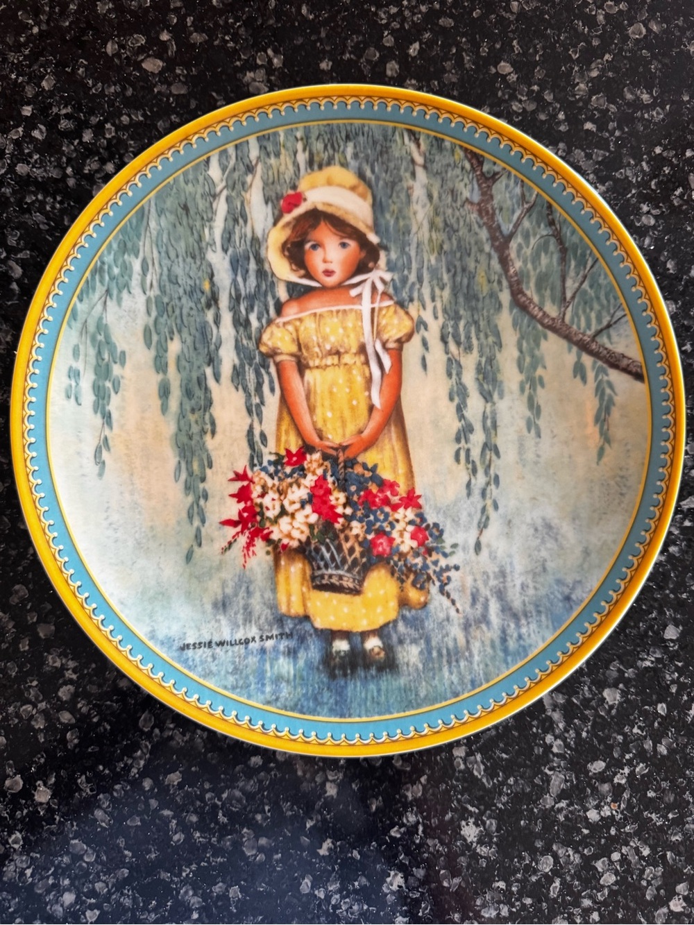 Edwin M. Knowles-Easter Collectors Plate-1st Issue